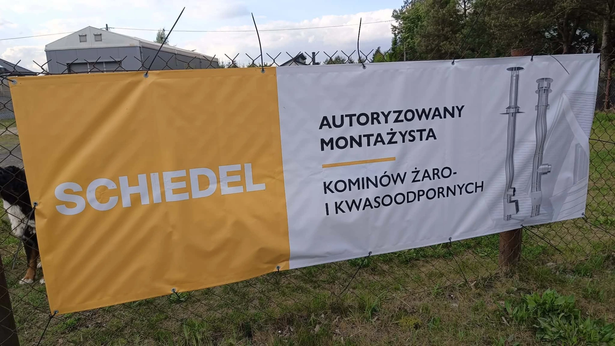 Baner Schiedel, autoryzowany montażysta kominów żaroodpornych i kwasoodpornych